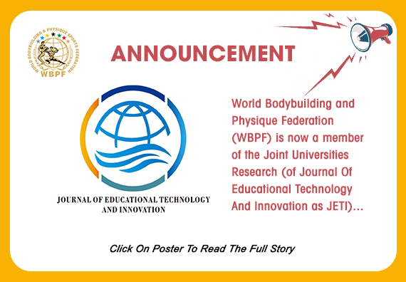 WBPF Membership with the Journal of Educational Technology (JETI)...
